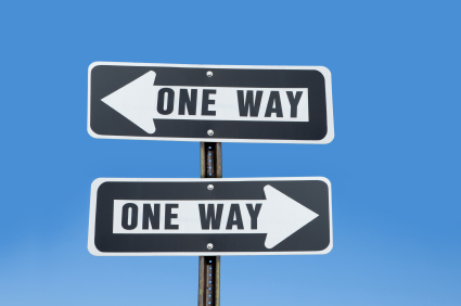One way